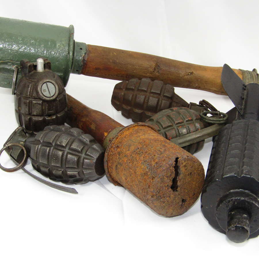 WW1 and WW11 Inert ordnance , grenades e.t.c.