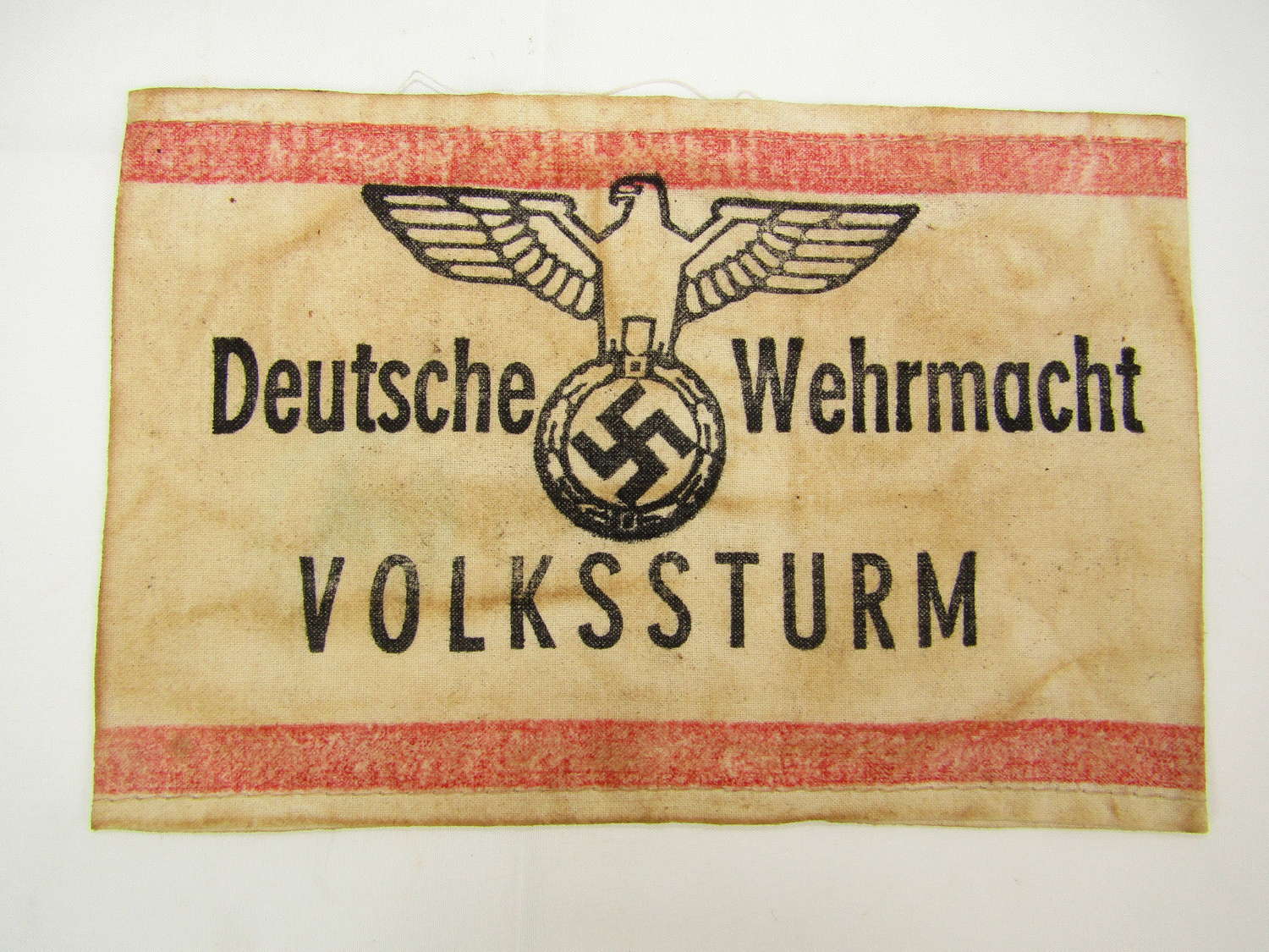 WW2 1945 Dated Volkssturm Arm Band