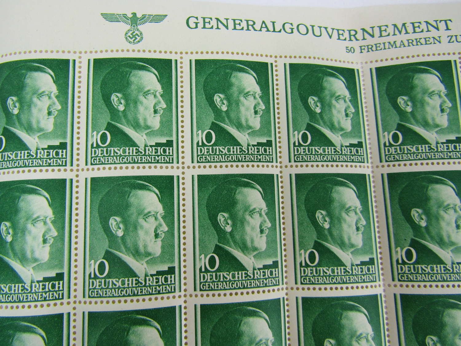 Full Set Of WW2 German Stamps