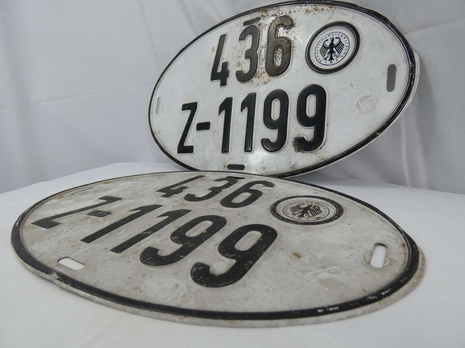 Post War German Number Plates