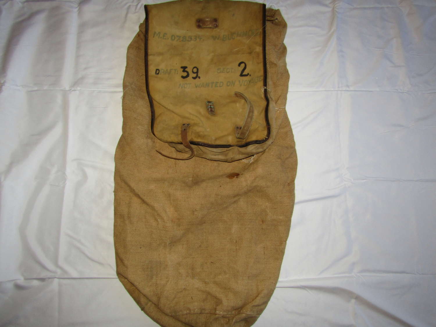 Rare Converted WW2 German Prisoner Of War Backpack