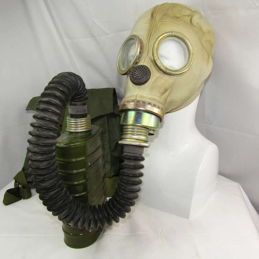 SZM-41M Cold War Gas Mask And Bag