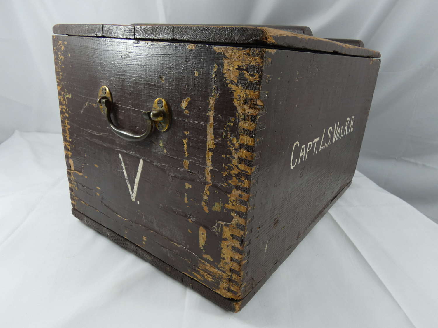 WW2 British Explosive Crate With Owners Name
