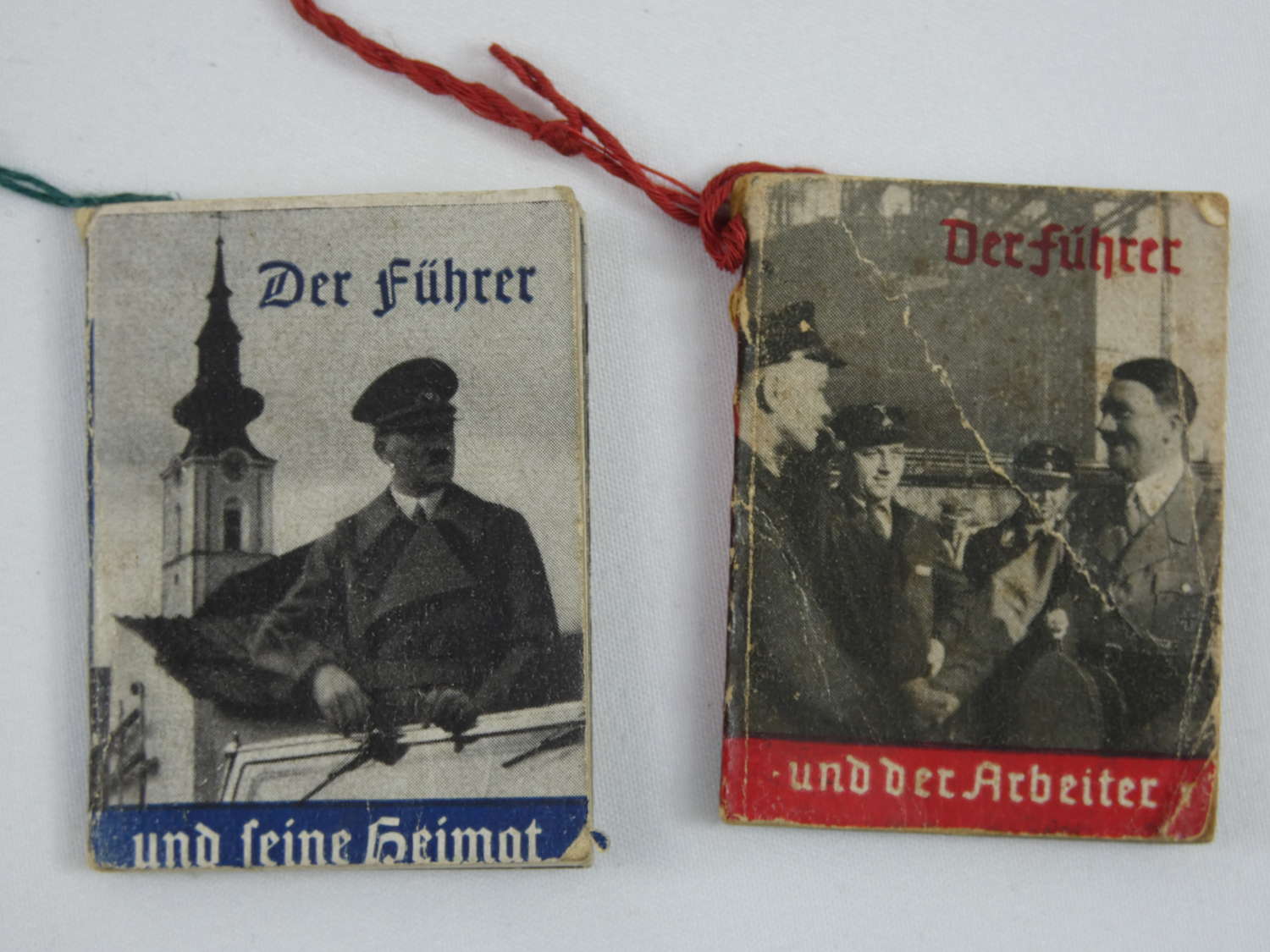 Two WW2 German Christmas Tree Hanging Books