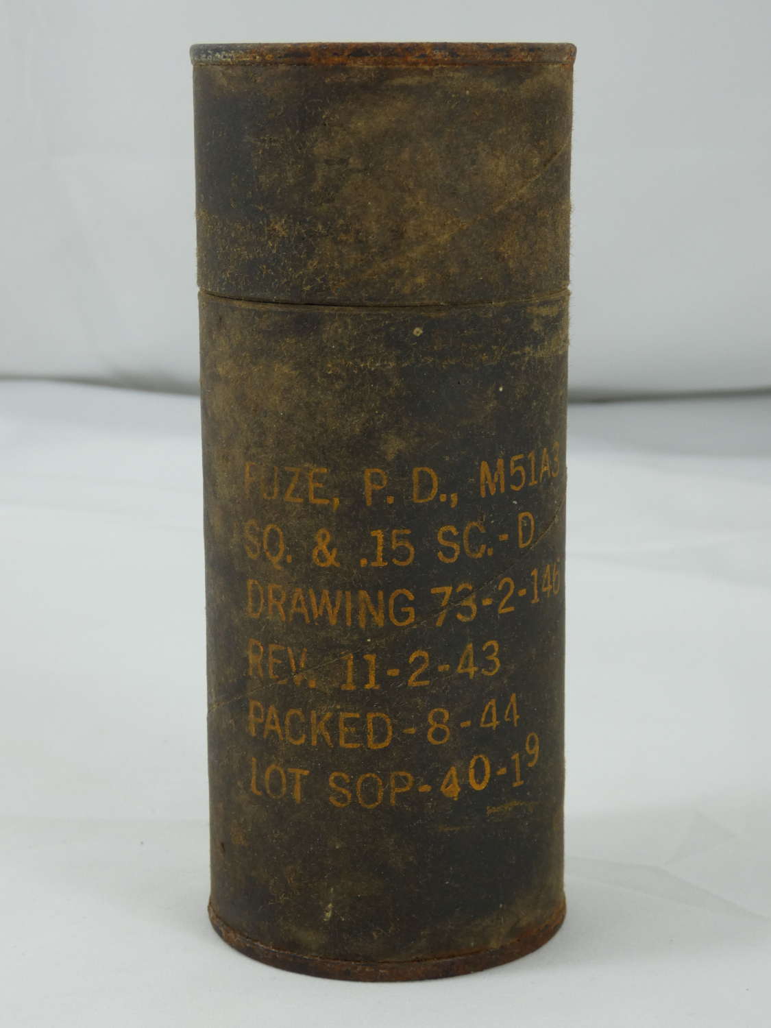WW2 U.S. Pineapple Grenade Container