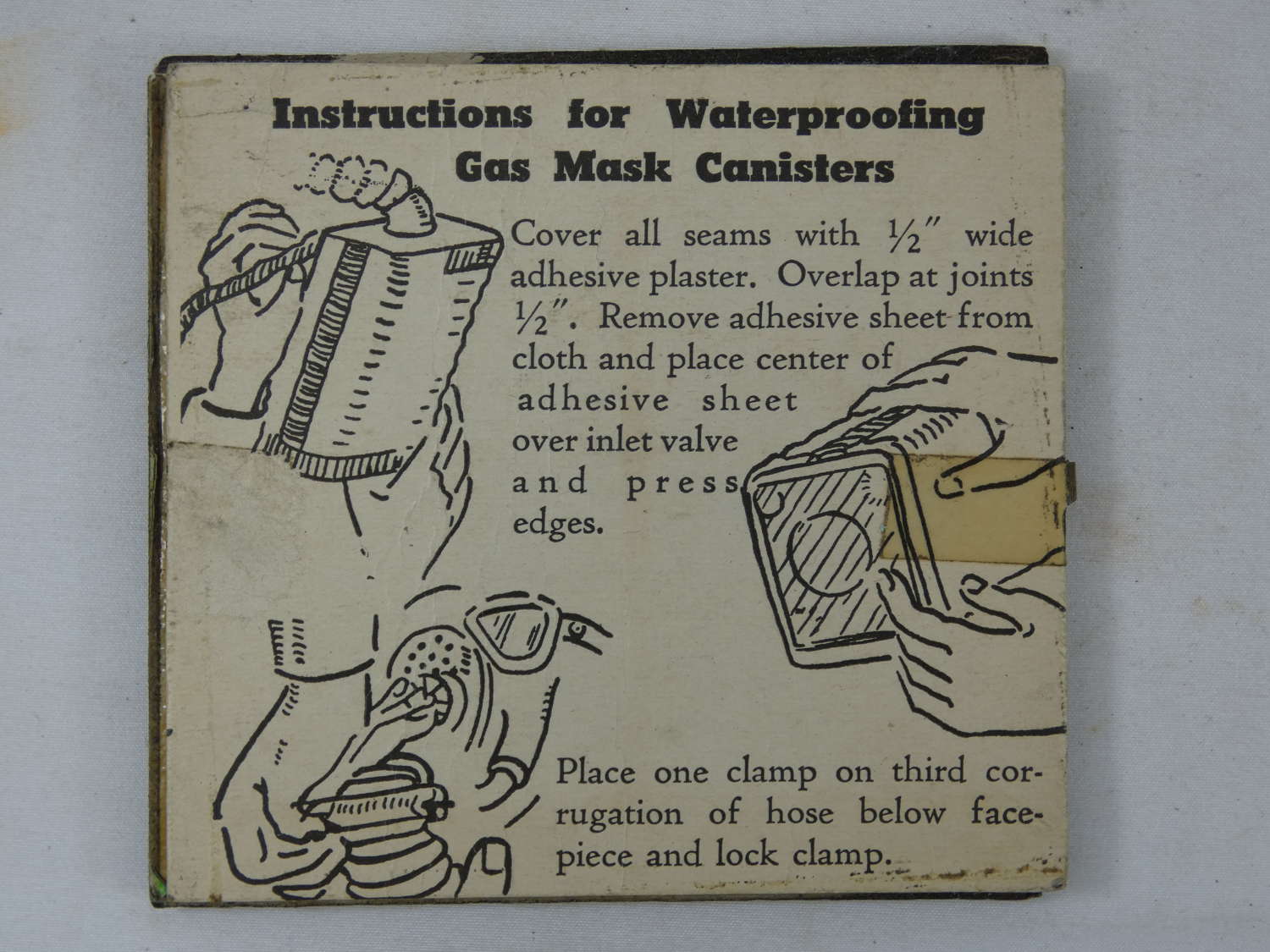 WW2 U.S. Army Respirator Tape