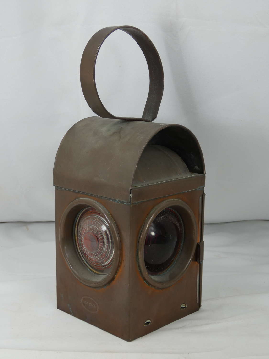 Rare Vintage Presentation Road Works Lantern