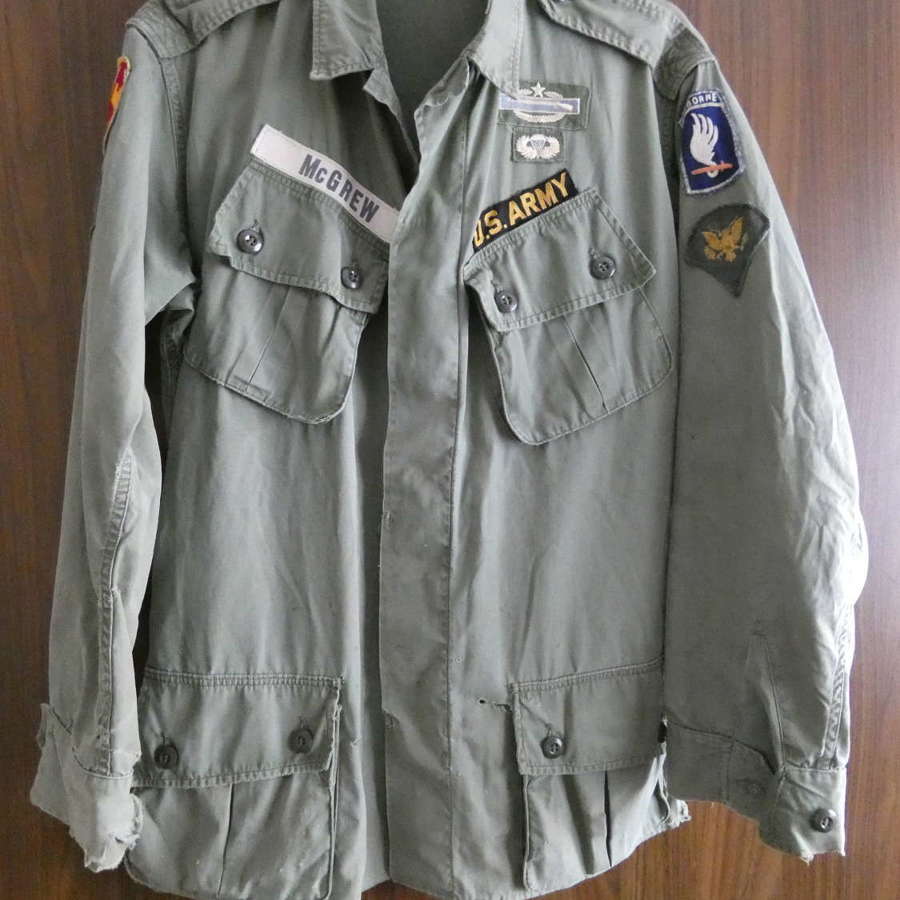 Very Rare U.S. Vietnam War 1st Pattern Tropical Jacket