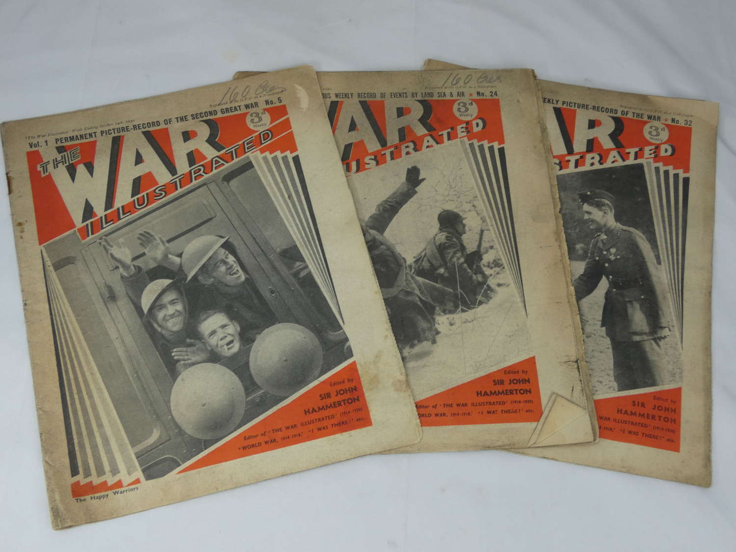 WW2 Magazines, The War Illustrated x 3