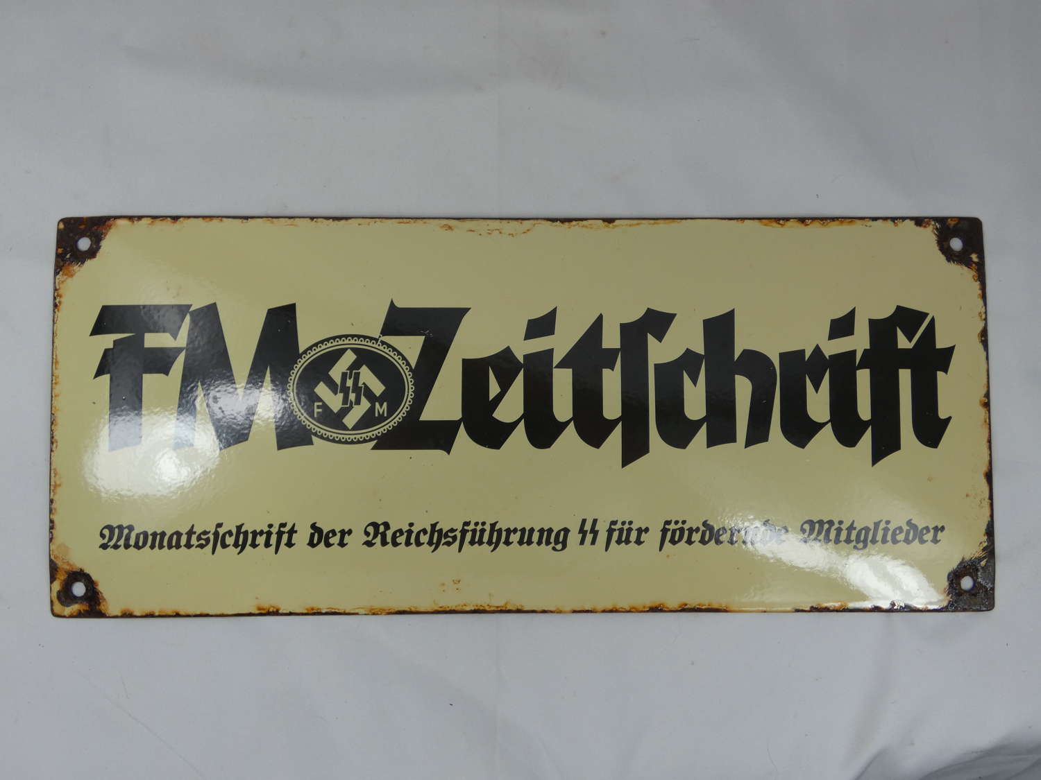 WW2 German Newspaper Advertising Sign