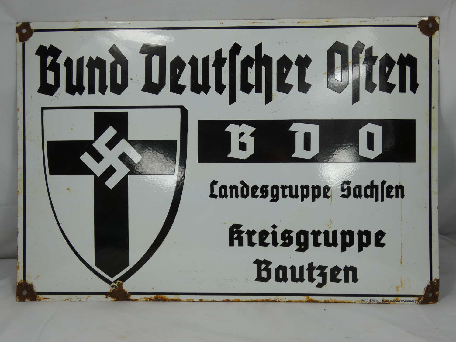 WW2 German Building Sign