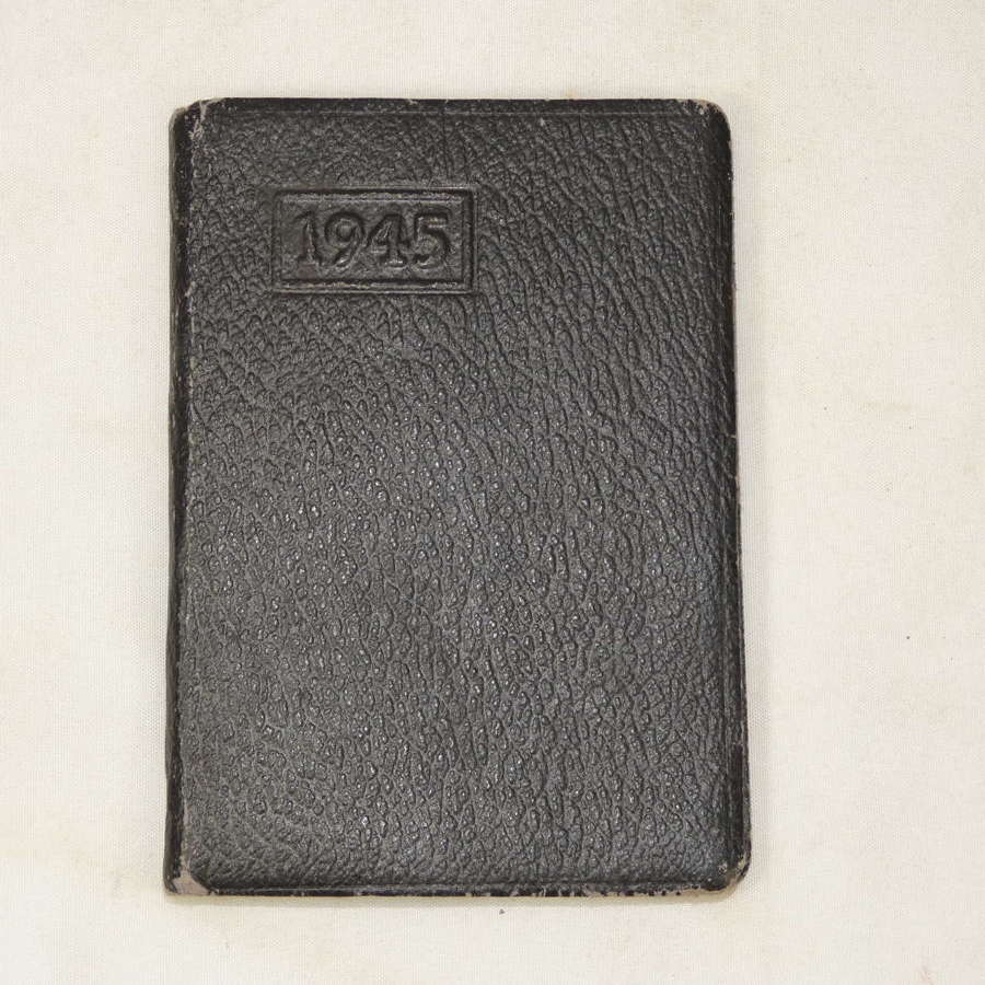 WW2 German 1945 Dated Pocket Diary