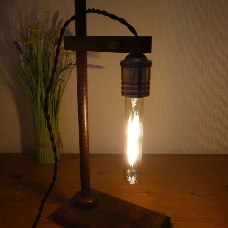 Vintage Science Set Up Lamp Stand