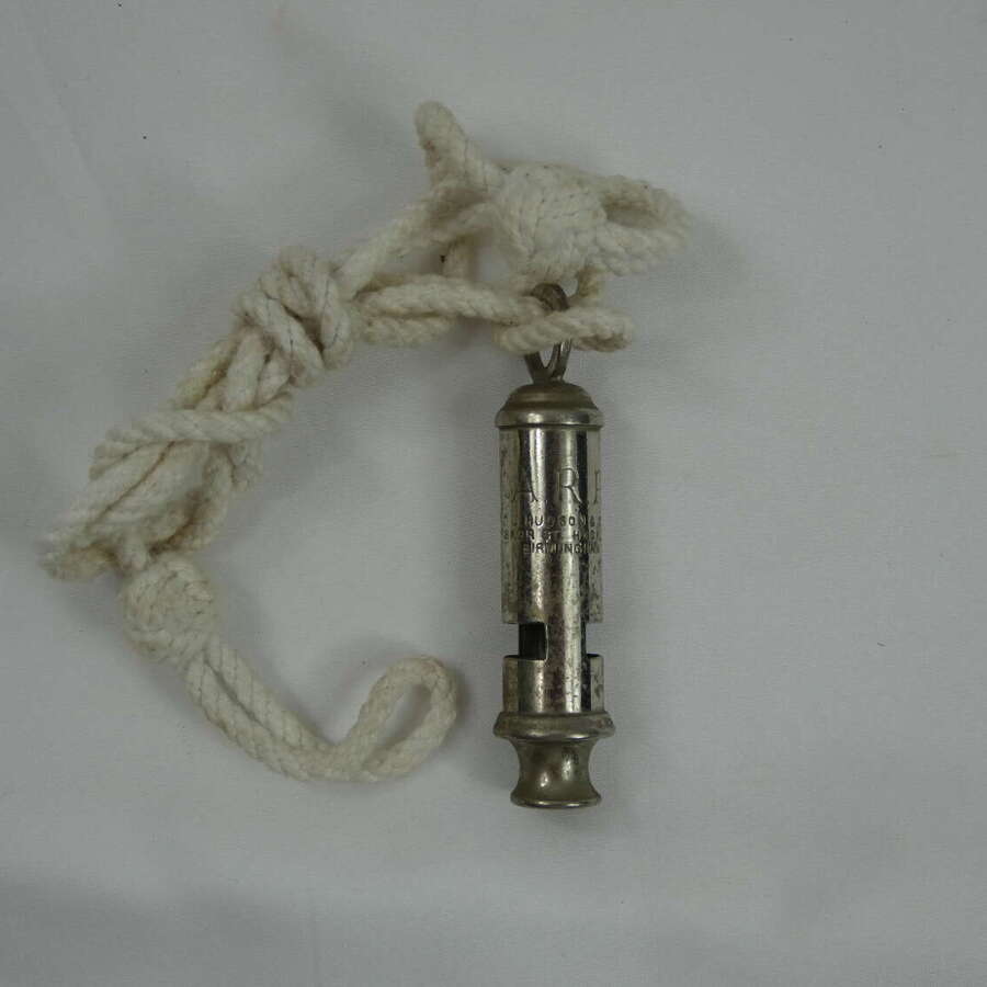 WW2 British ARP Marked Whistle