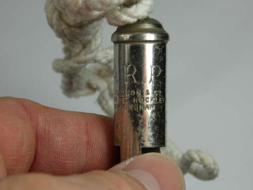 WW2 British ARP Marked Whistle