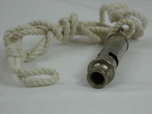 WW2 British ARP Marked Whistle