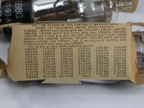 WW2 Dated U.S. R.A.F. Ken-Rad Tubes