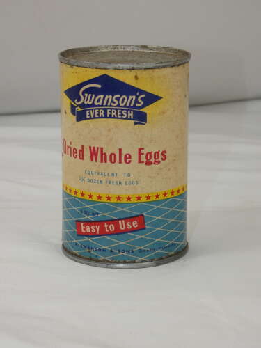 WW2 Dried Eggs In A Tin, Full Contents
