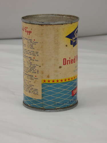 WW2 Dried Eggs In A Tin, Full Contents