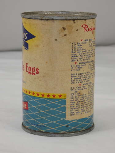 WW2 Dried Eggs In A Tin, Full Contents