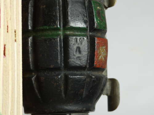WW2 British No36 Mills Cut-Away Grenade Made Into A Pen Holder