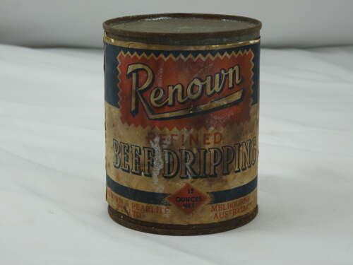 WW2 Food Aid Dripping In A Tin
