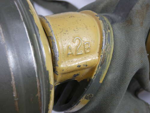 WW2 German Afrika Korps Gas Mask And Canister