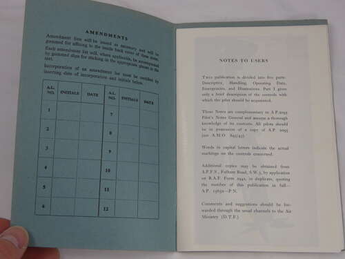 WW2 British Pilots Notes