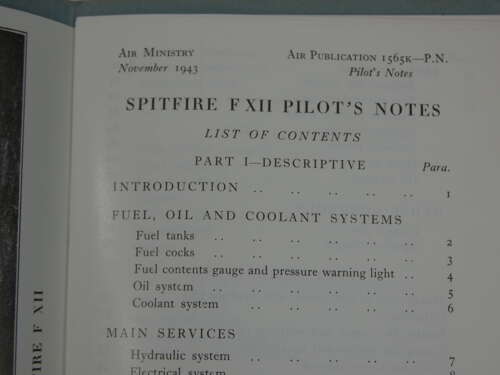 WW2 British Pilots Notes
