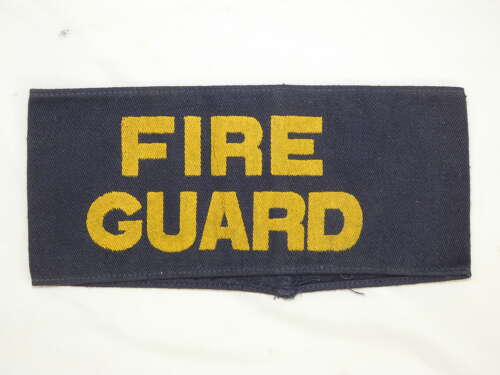 WW2 British Home Front Fire Guard Armband