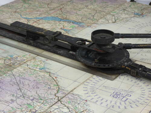 WW2 British R.A.F. Navigators Plotting Board