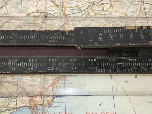 WW2 British R.A.F. Navigators Plotting Board