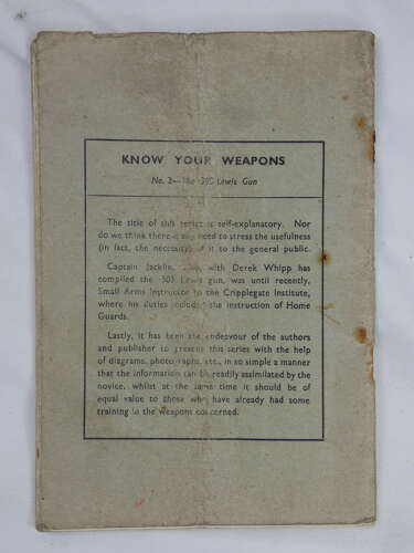 WW2 British Weapons Hand Book