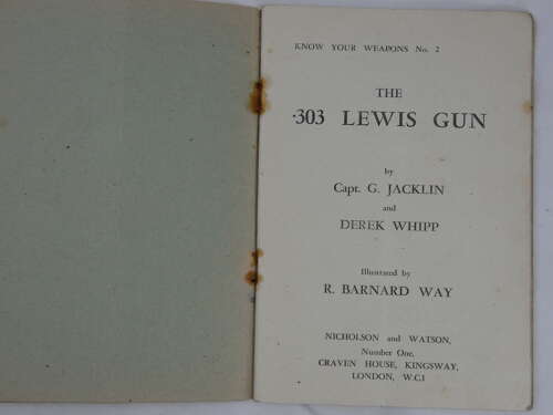 WW2 British Weapons Hand Book