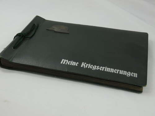 WW2 German Meine Kriegserinnerungen Empty Photo Album