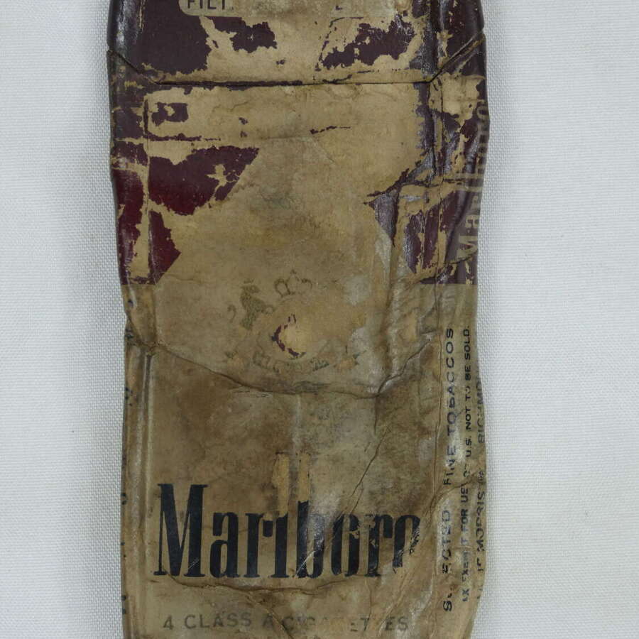 U.S. Vietnam War Marlboro Cigarette Packet " Empty "