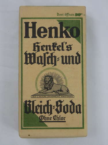 WW2 German Henko Soda With Contents