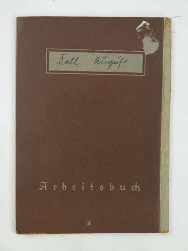 WW2 German Arbeitsbuch
