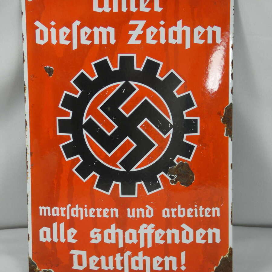 WW2 German R.A.D. Wall Sign