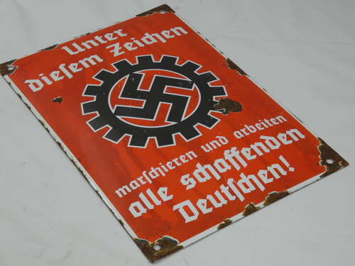 WW2 German R.A.D. Wall Sign