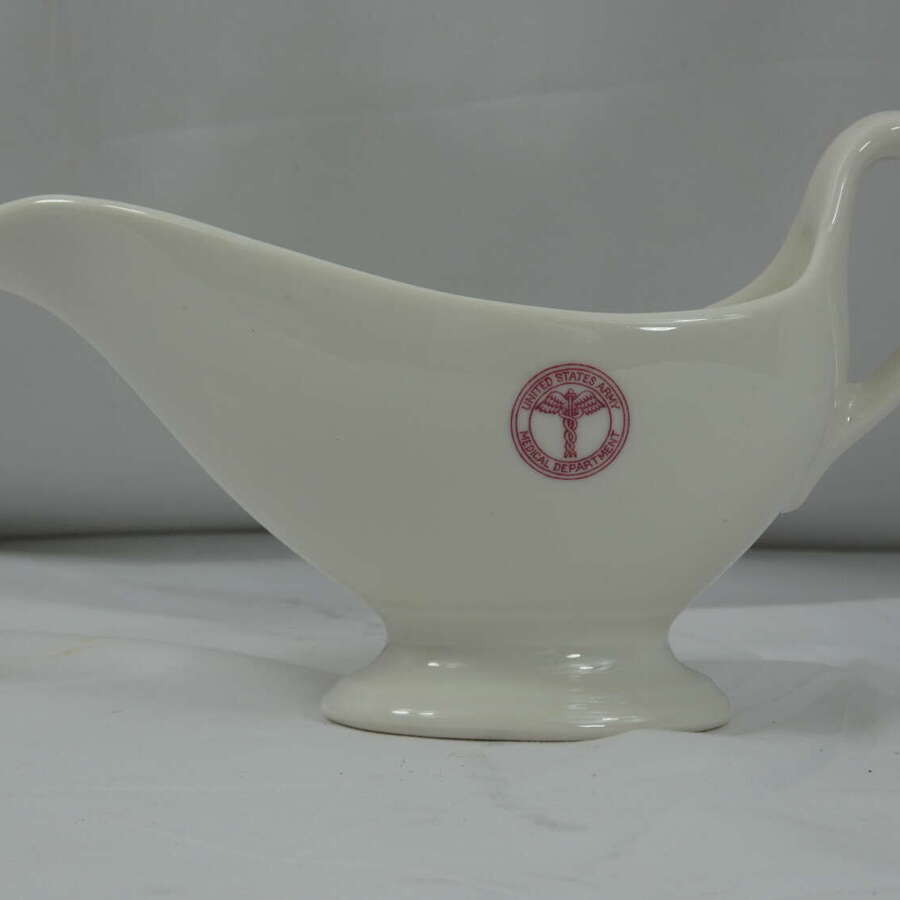 WW2 U.S. Army Medical Department Gravy Boat Jug