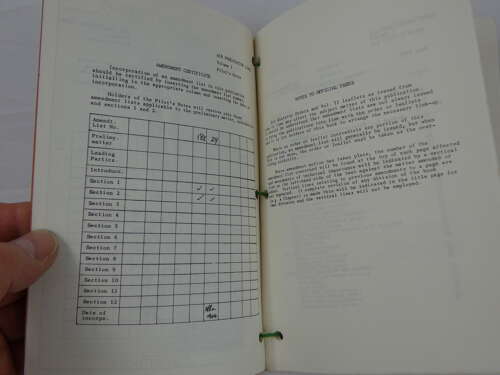 WW2 British Pilots Notes - Blenheim v Aeroplane