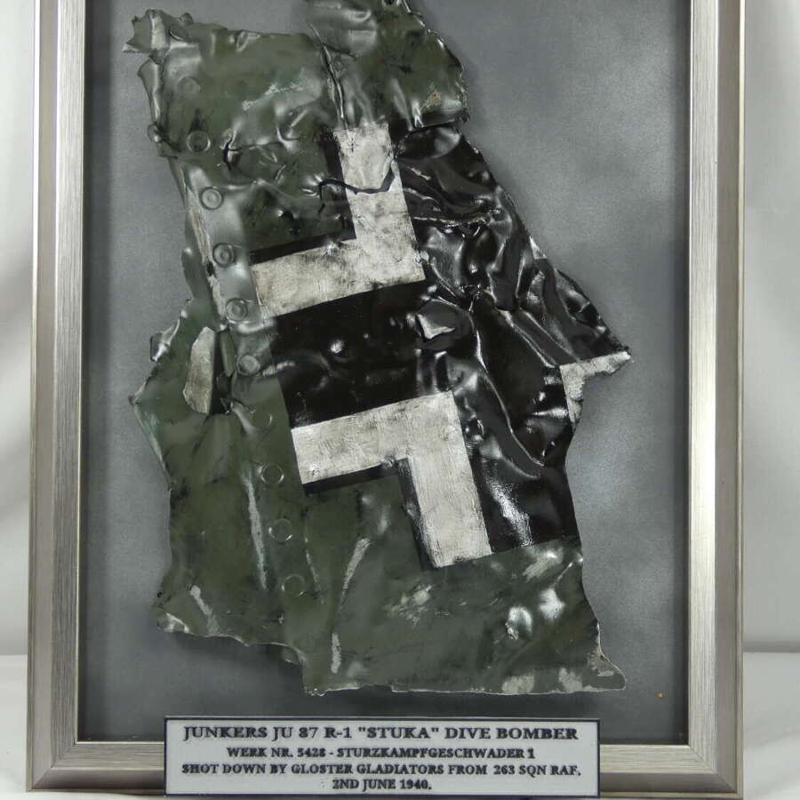 WW2 German Junkers JU 87 Luftwaffe Aircraft Panel