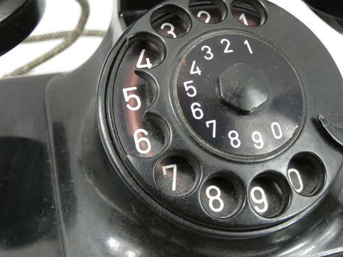 WW2 German Siemens Large Desk Telephone With Switchboard