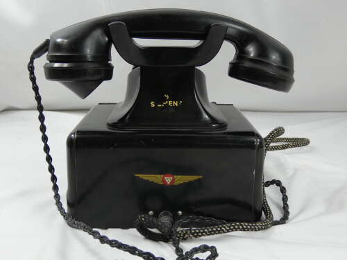 WW2 German Siemens Large Desk Telephone With Switchboard
