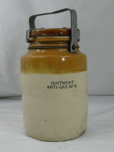 WW2 British Anti - Gas Ointment Jar
