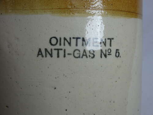 WW2 British Anti - Gas Ointment Jar