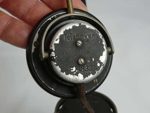 WW2 German Luftwaffe T2 Morse Code Telegraph Key With Headphones