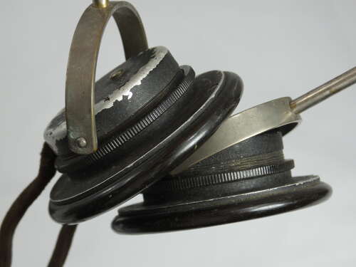 WW2 German Luftwaffe T2 Morse Code Telegraph Key With Headphones