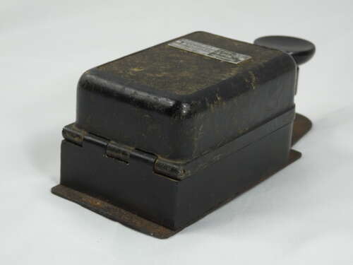 WW2 German Luftwaffe T2 Morse Code Telegraph Key With Headphones